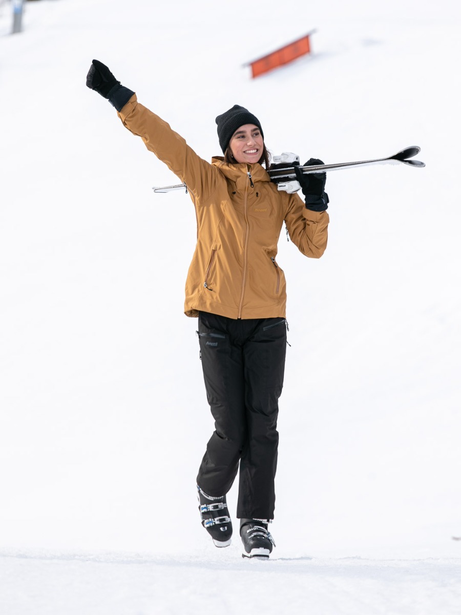 Bergans Stranda Insulated Hybrid Jacket Dark Mustard Yellow