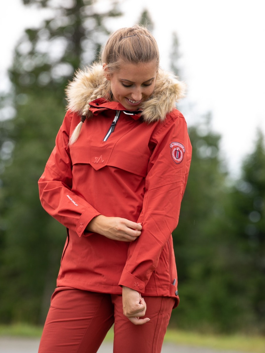 Twentyfour Finse 2.0 2-Lags Anorakk Mørk Rust