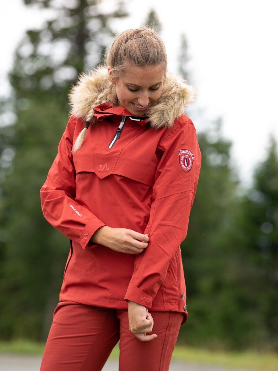 Twentyfour Finse 2.0 2-Lags Anorakk Mørk Rust