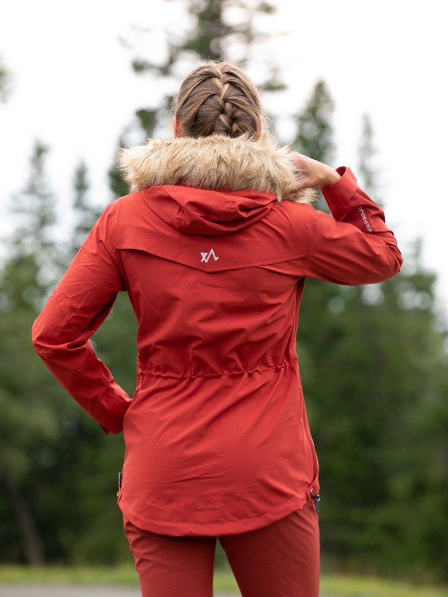 Twentyfour Finse 2.0 2-Lags Anorakk Mørk Rust