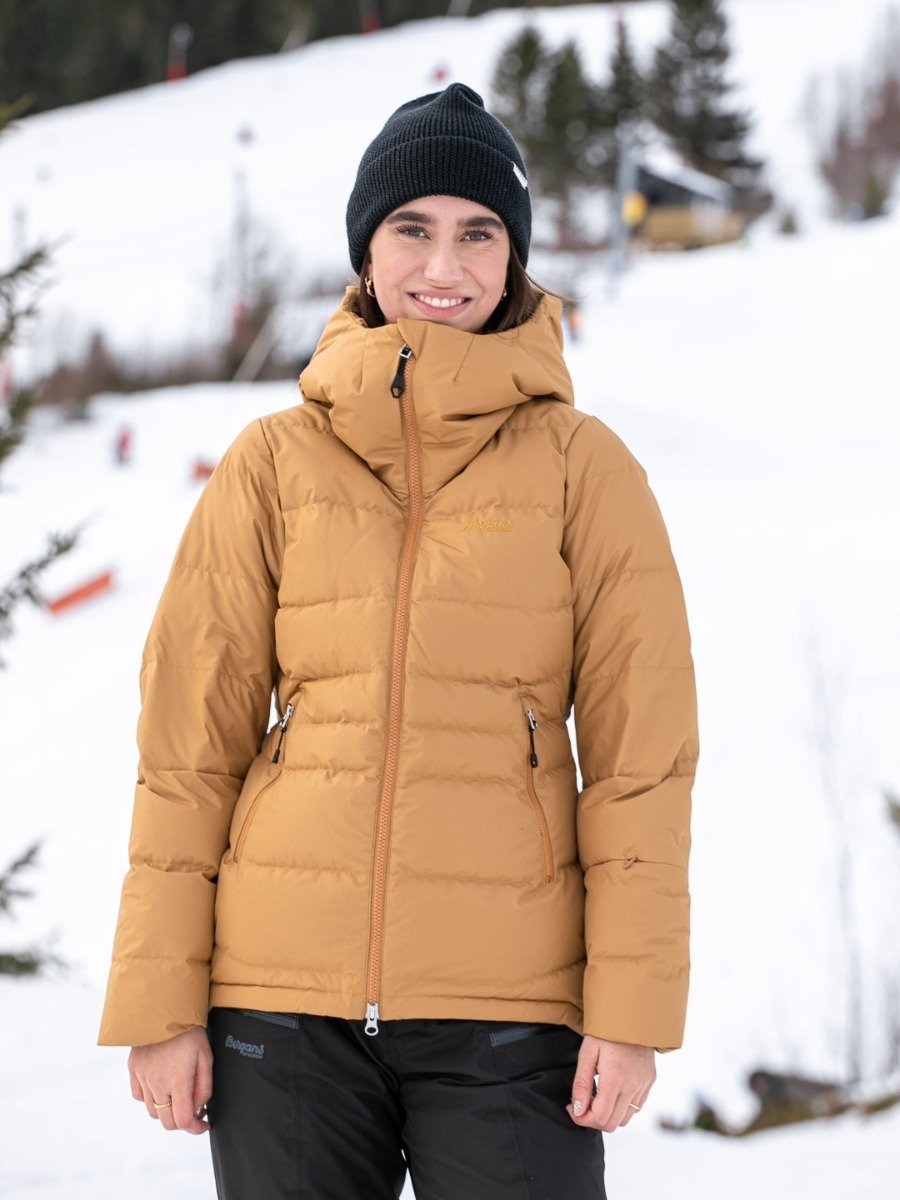 Bergans Stranda Down Hybrid Jkt Dark Mustard Yellow
