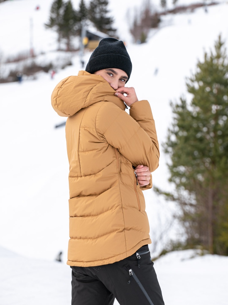 Bergans Stranda Down Hybrid Jkt Dark Mustard Yellow
