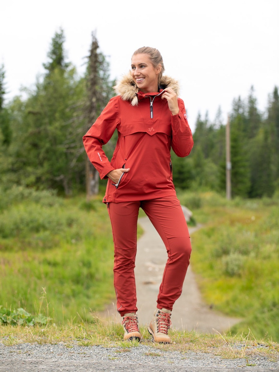 Twentyfour Finse Shapepant Mørk Rust