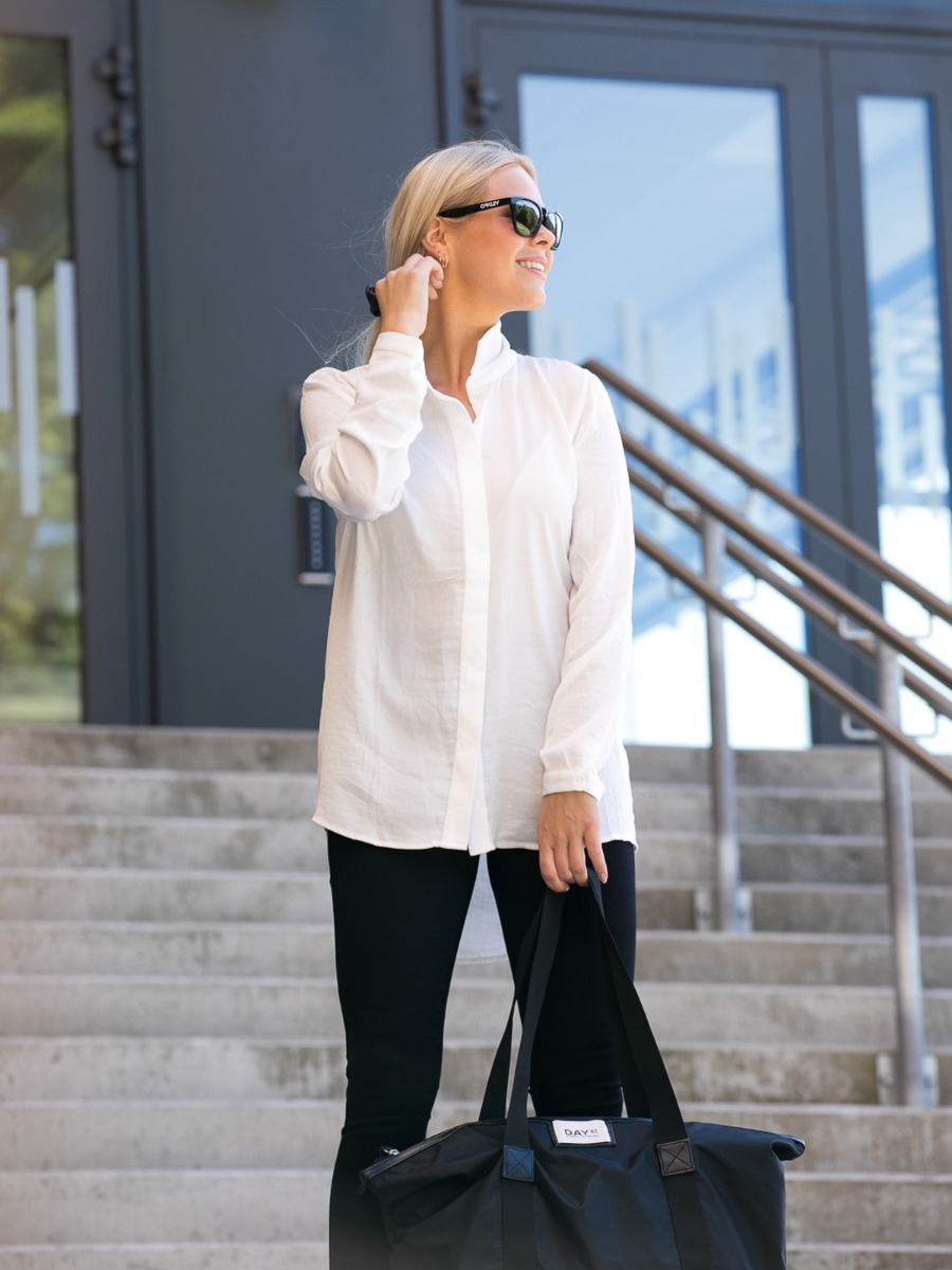 MSCH Copenhagen Blair Polysilk Shirt Cloudwhite