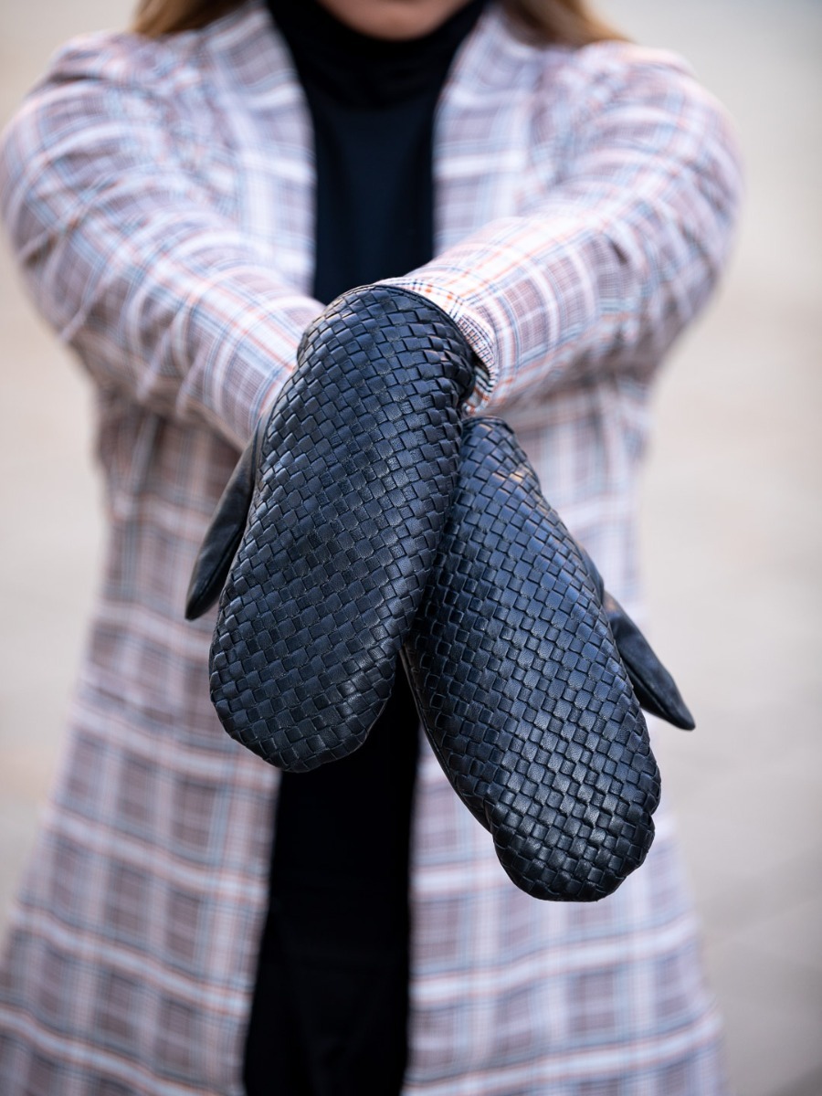 DAY ET Glove Braided Mitten Black