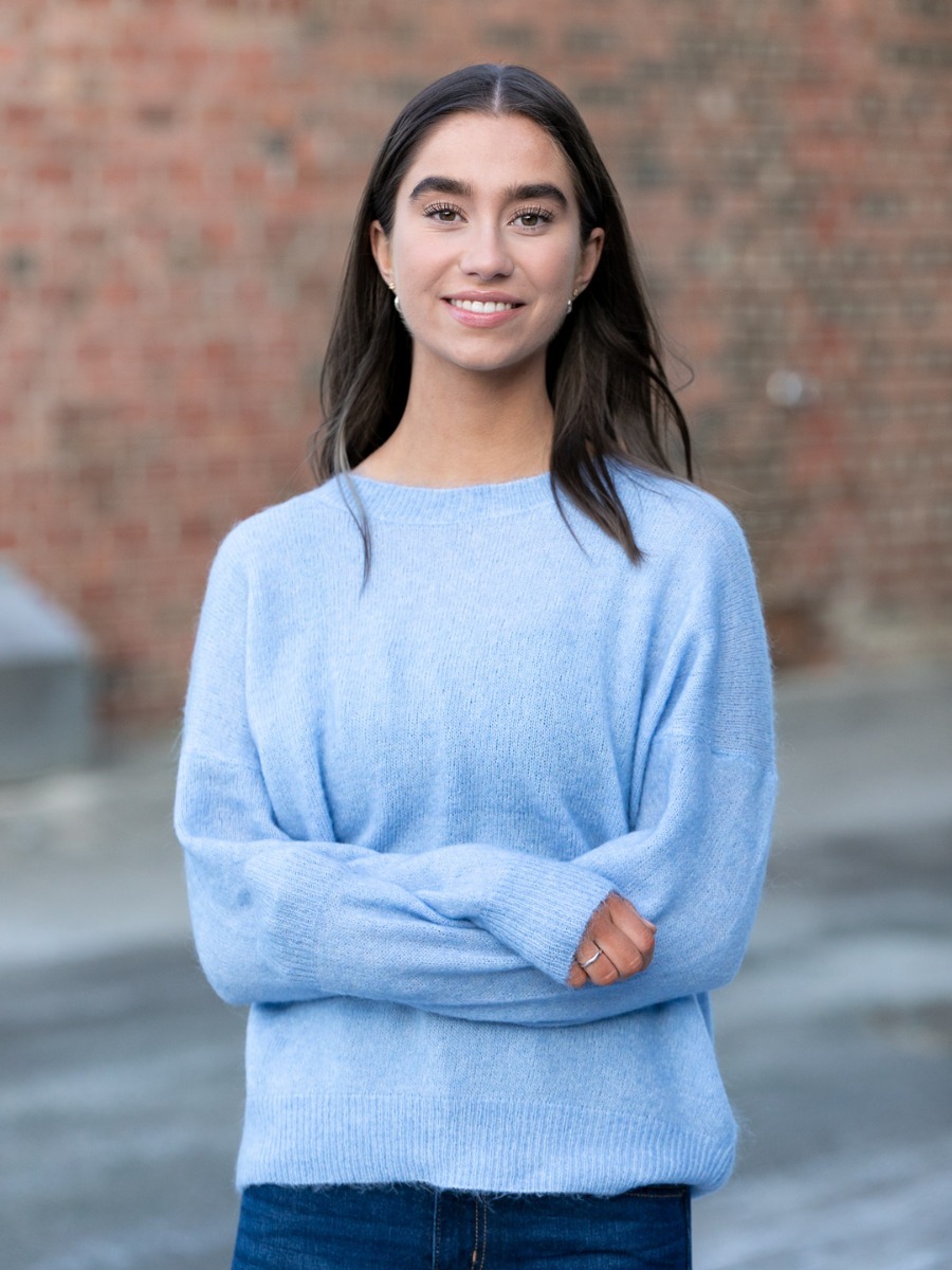 MSCH Copenhagen Femme Mohair O-Neck Pullover Hydrangea