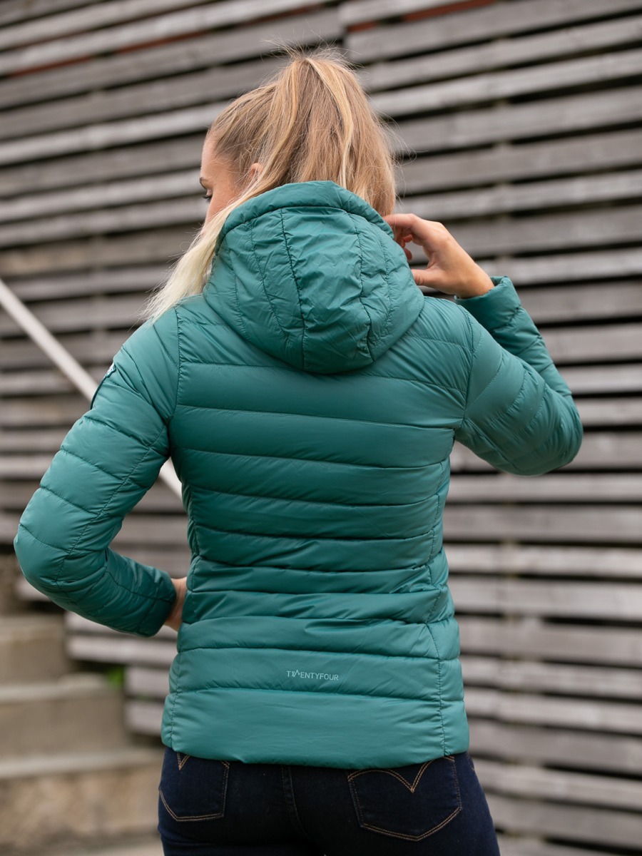 Twentyfour Finse Dunjakke Skogsgrønn