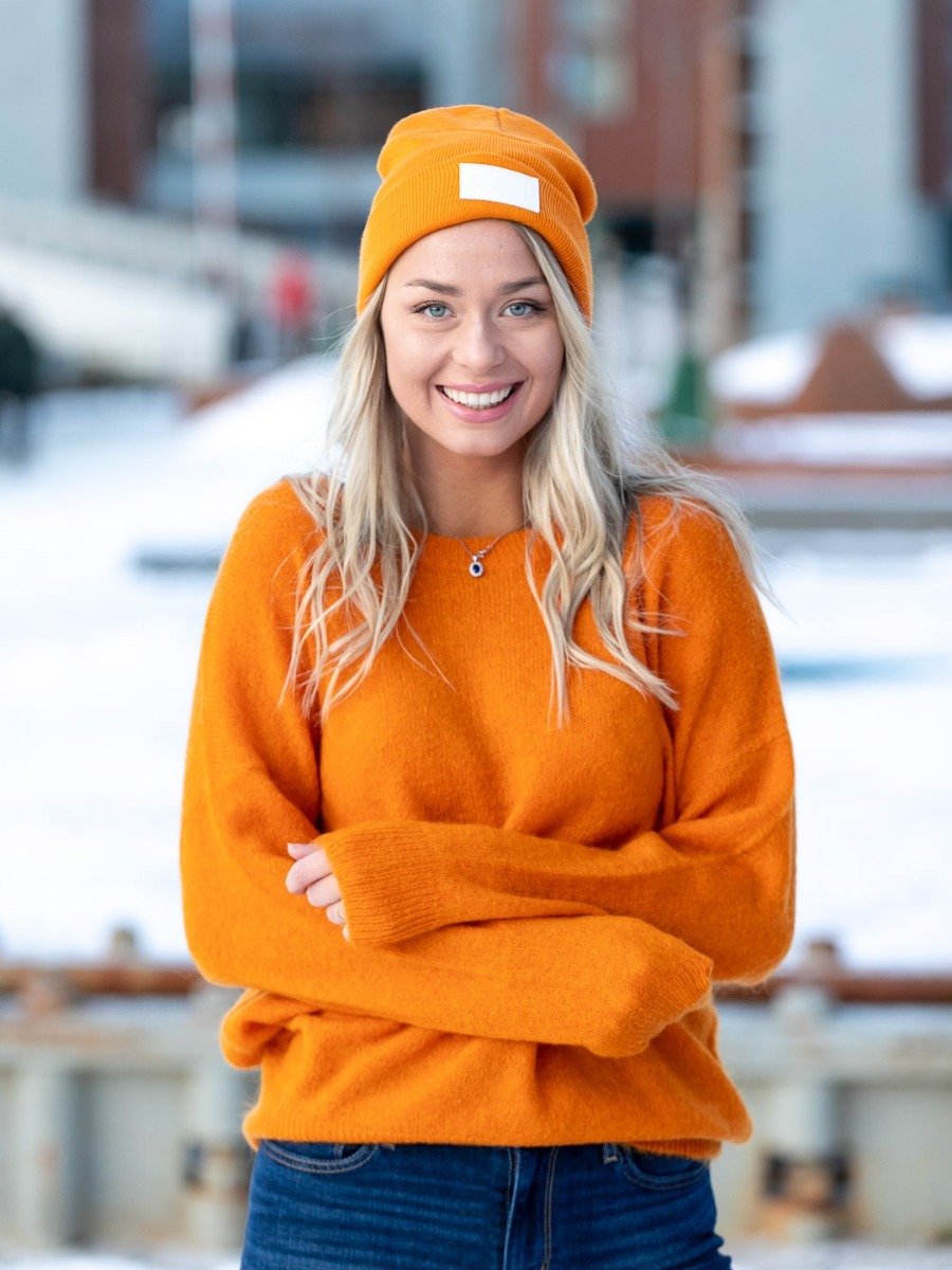 MSCH Copenhagen Femme Mohair O-Neck Pullover Marmalade