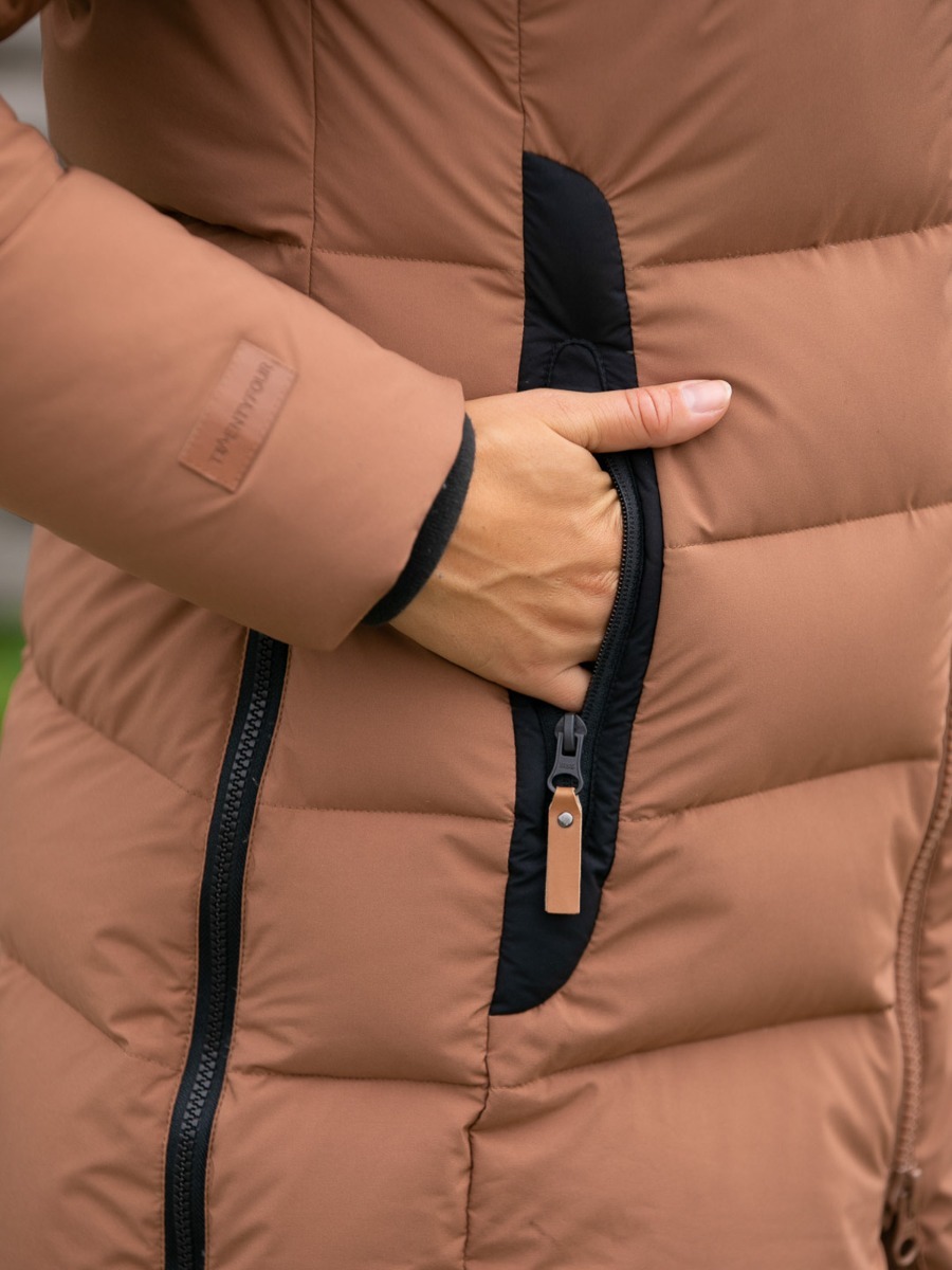 Twentyfour Mellow Dunparkas Nøttebrun