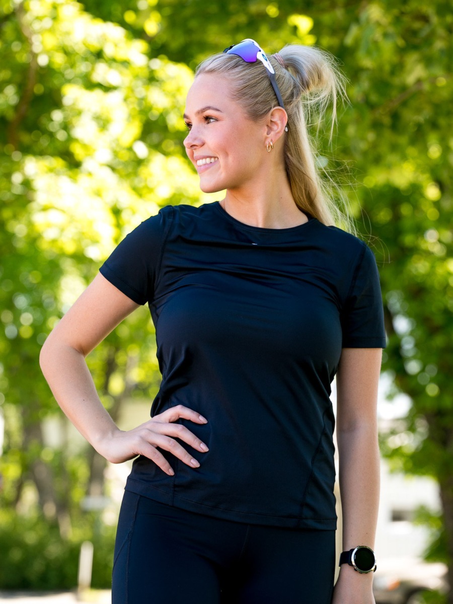 Nike Pro 365 Top Short Sleeve Essential Black
