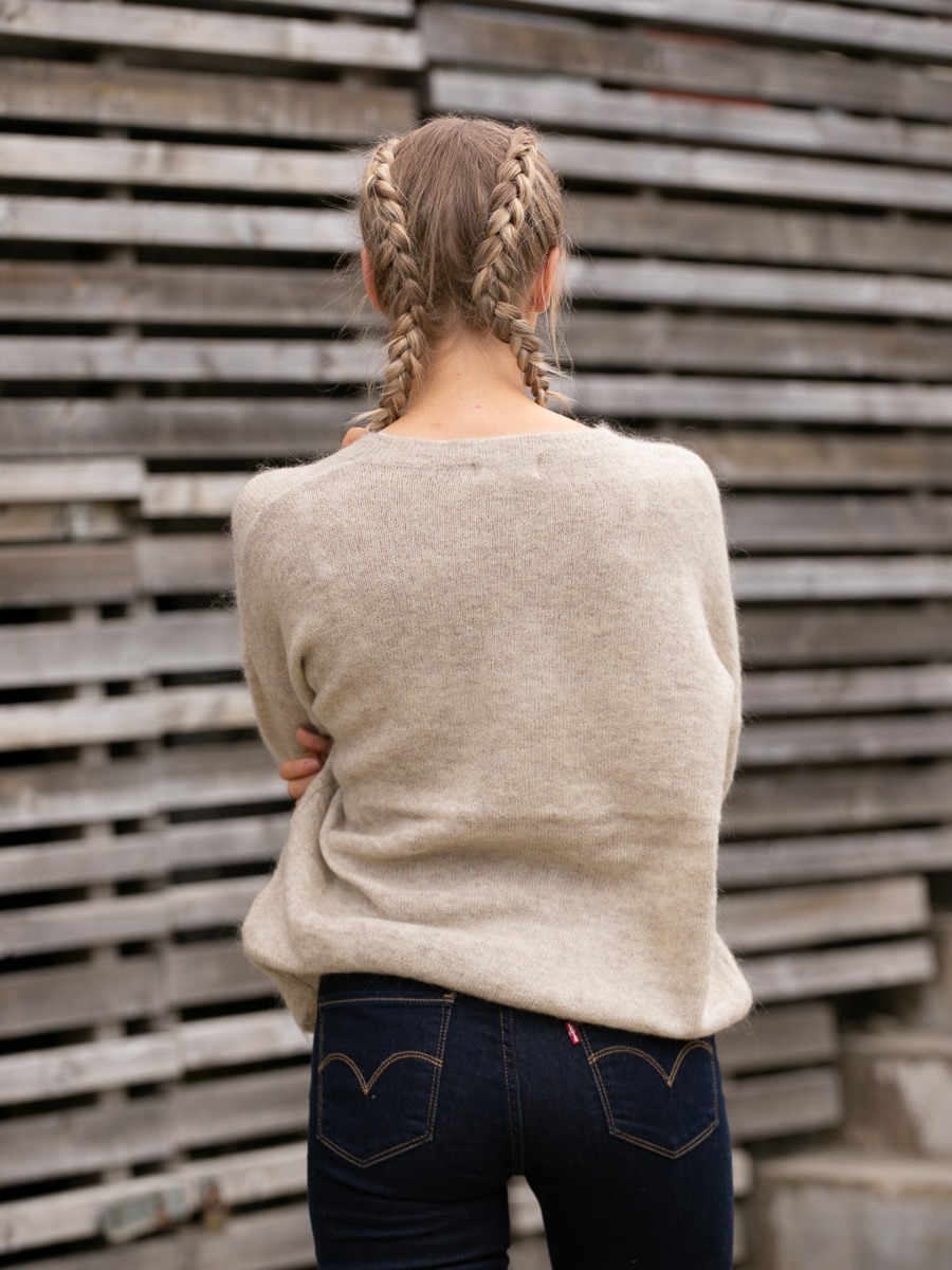 MSCH Copenhagen Femme Mohair O-Neck Pullover Oatmeal