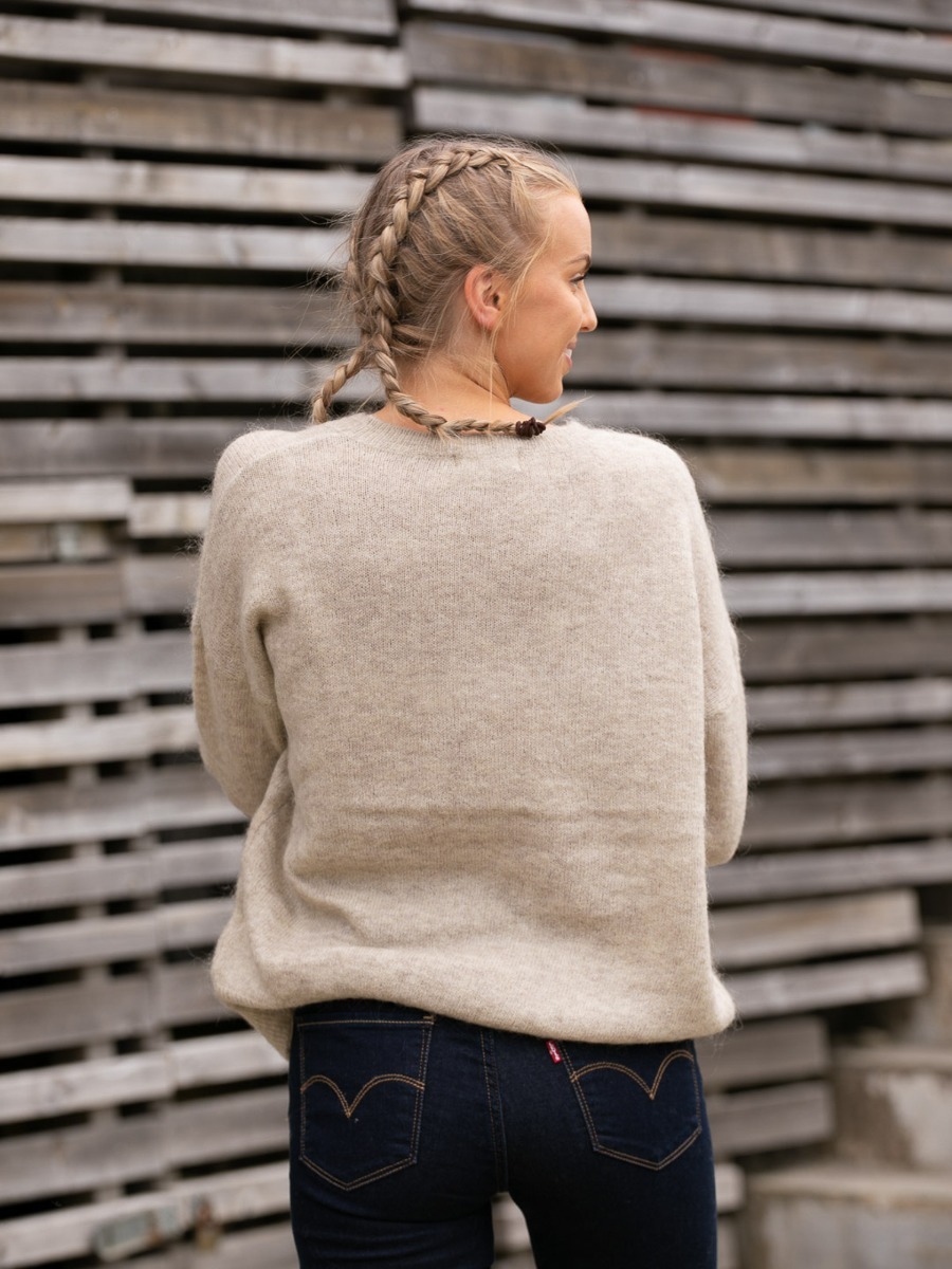 MSCH Copenhagen Femme Mohair O-Neck Pullover Oatmeal