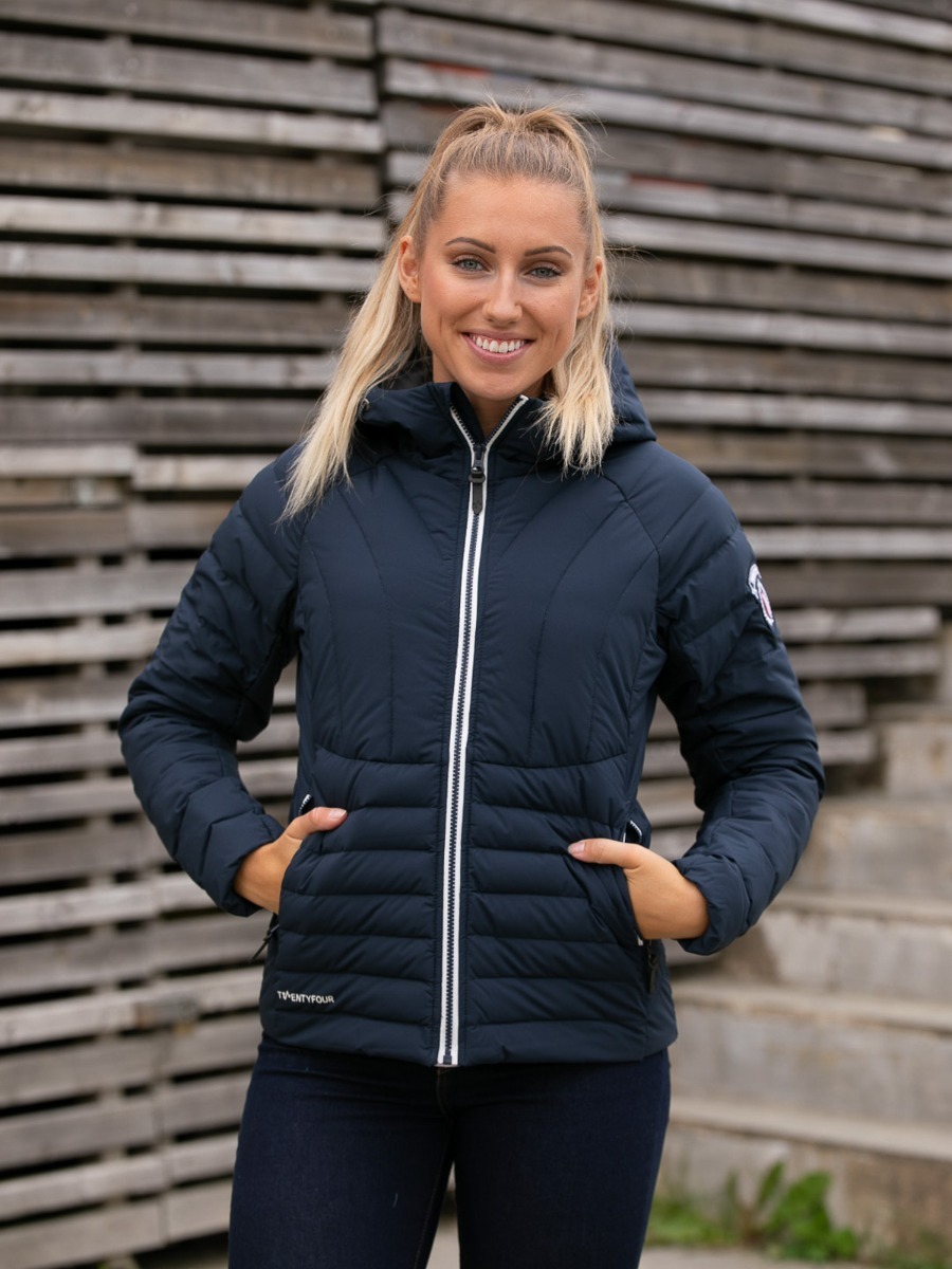 Twentyfour Finse 2.0 Dunjakke Blekkblå