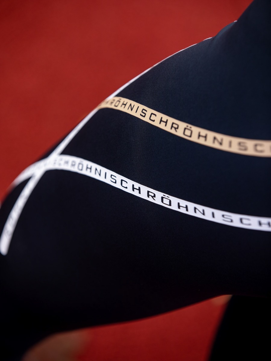 Röhnisch Uplift Stripe Tights Curry