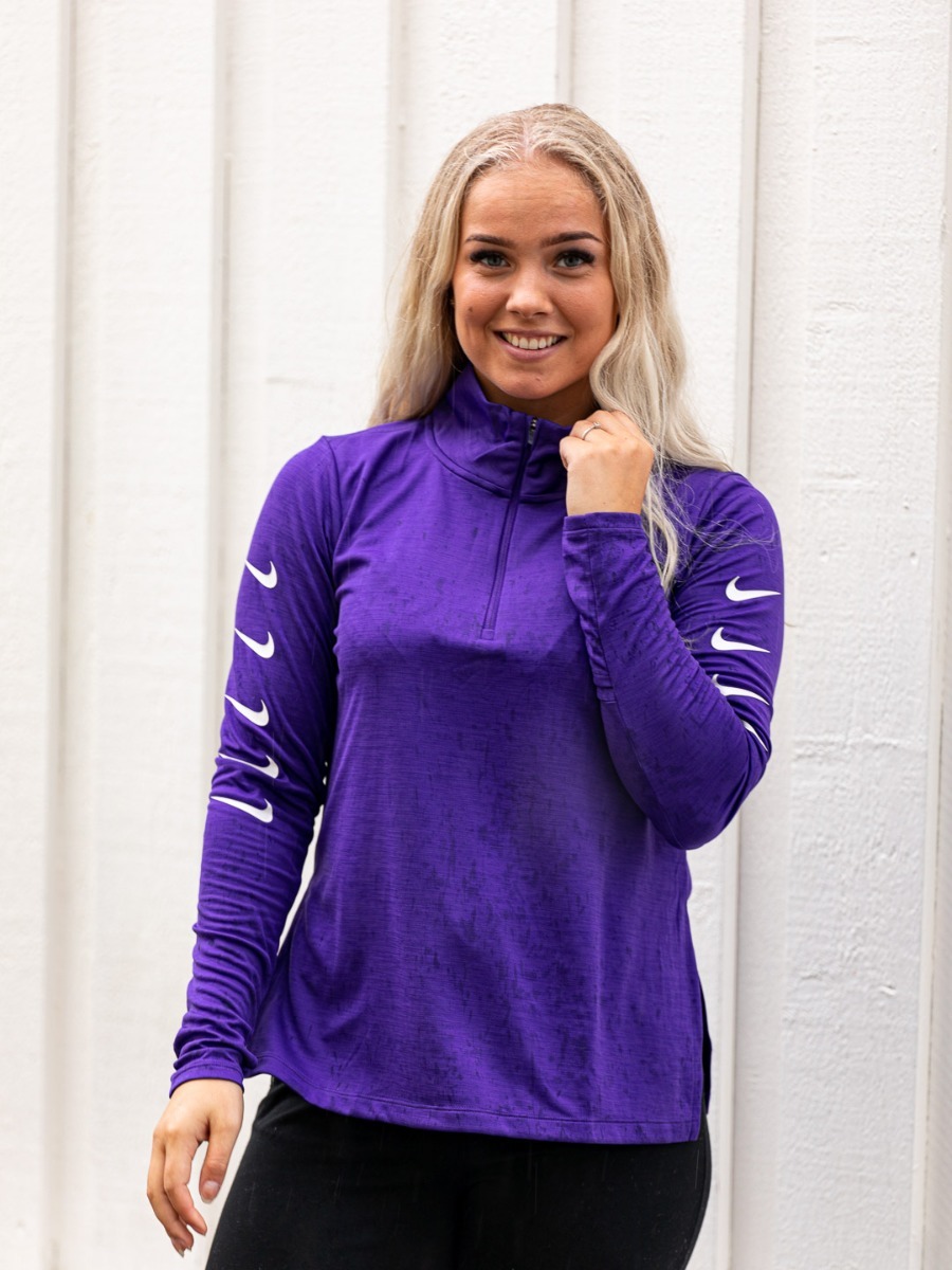 Nike Swoosh Run Top HZ Court Purple/ White