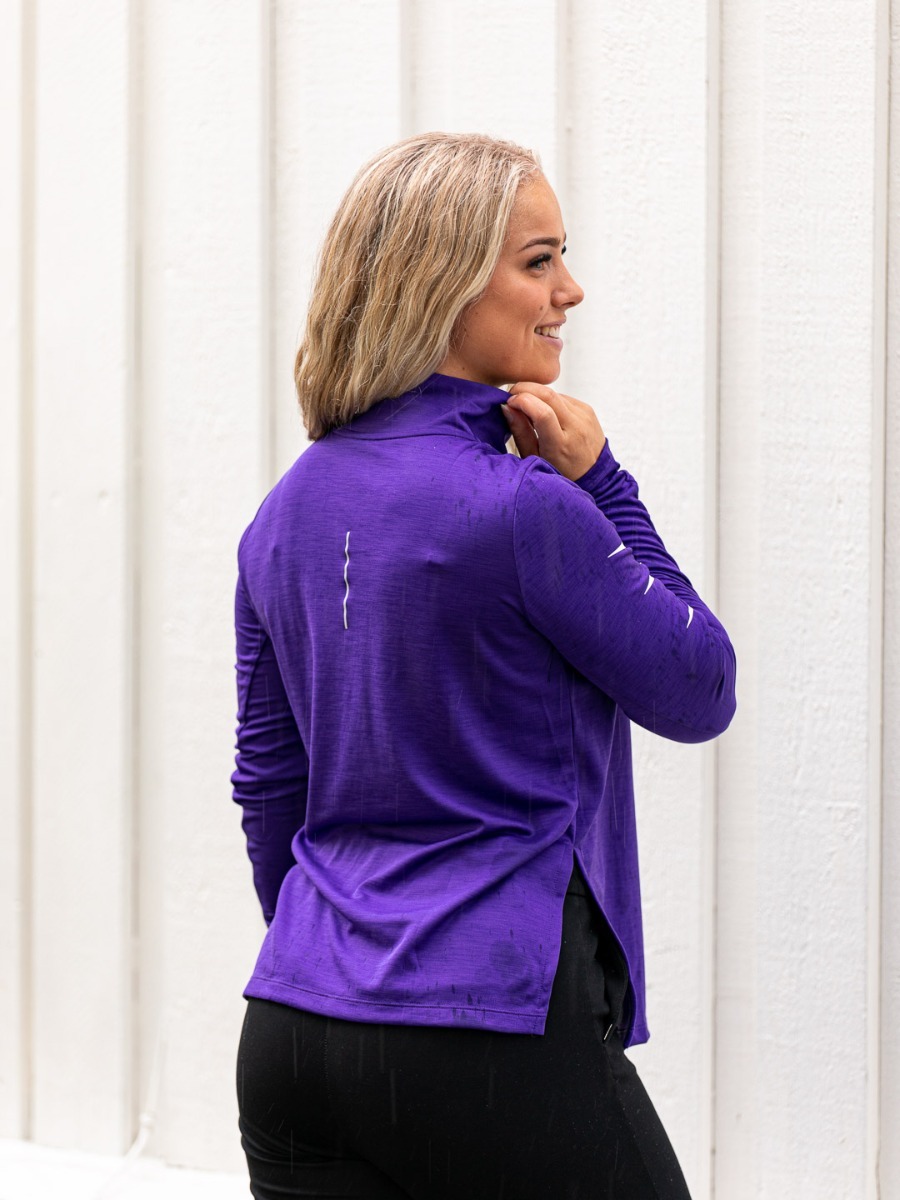 Nike Swoosh Run Top HZ Court Purple/ White