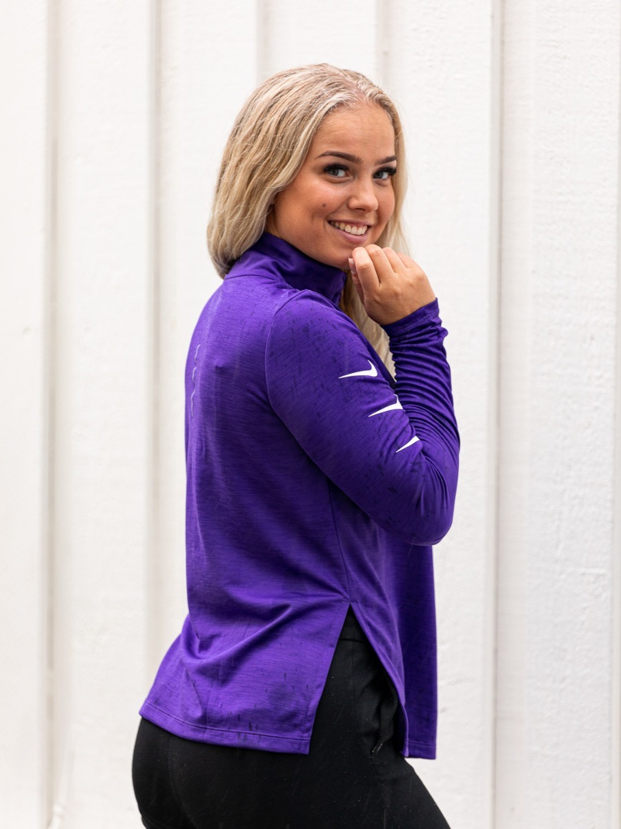 Nike Swoosh Run Top HZ Court Purple/ White