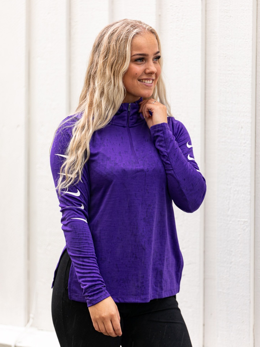 Nike Swoosh Run Top HZ Court Purple/ White