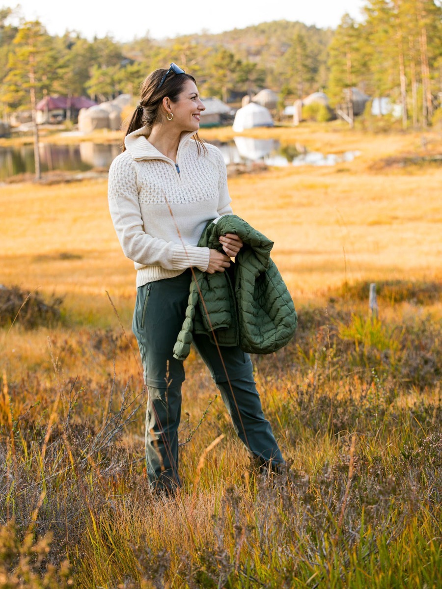 Twentyfour Mellow Wave Ull Half zip Bomull