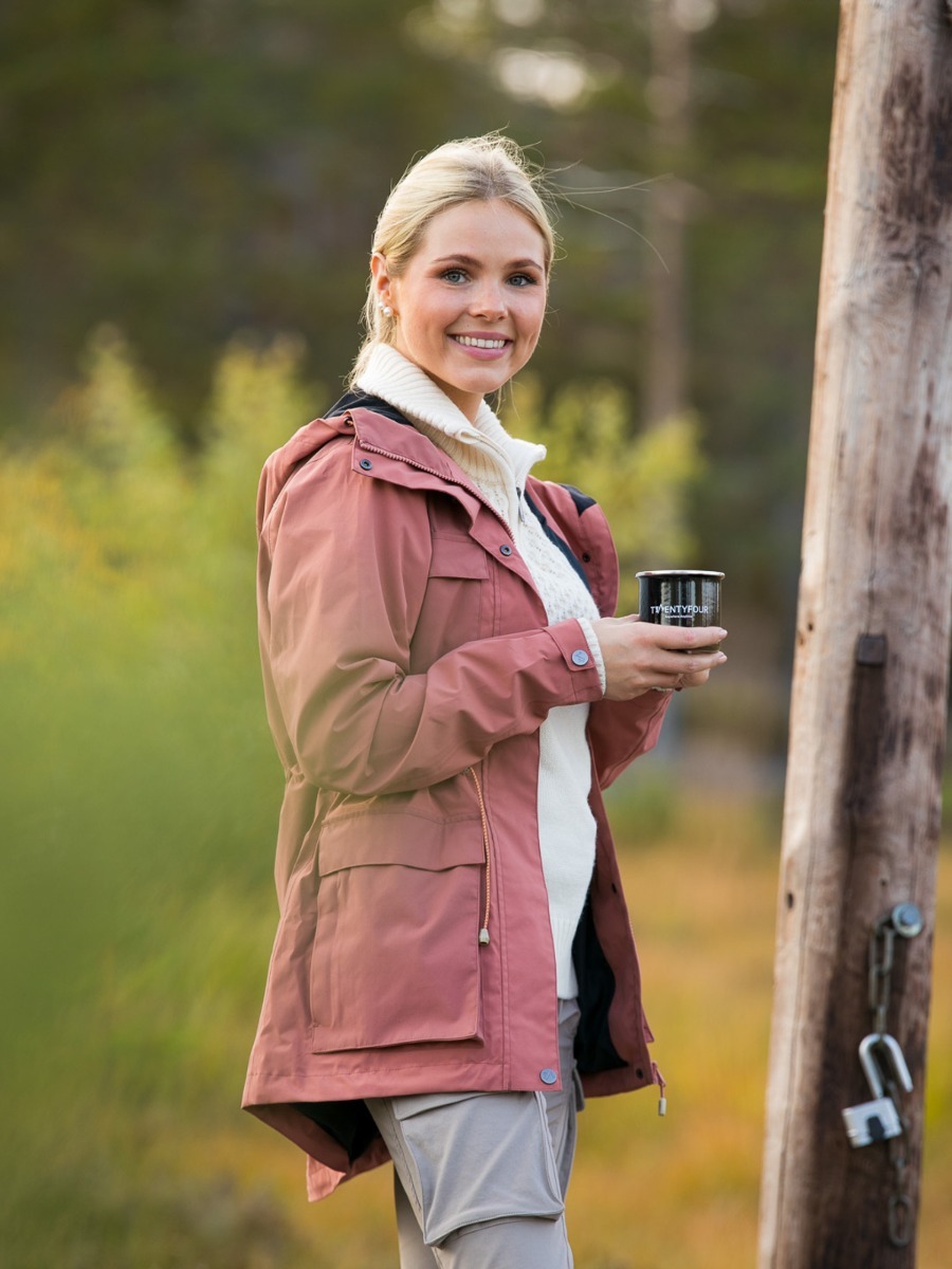 Twentyfour 1222 2-Lags Jakke Brent rød