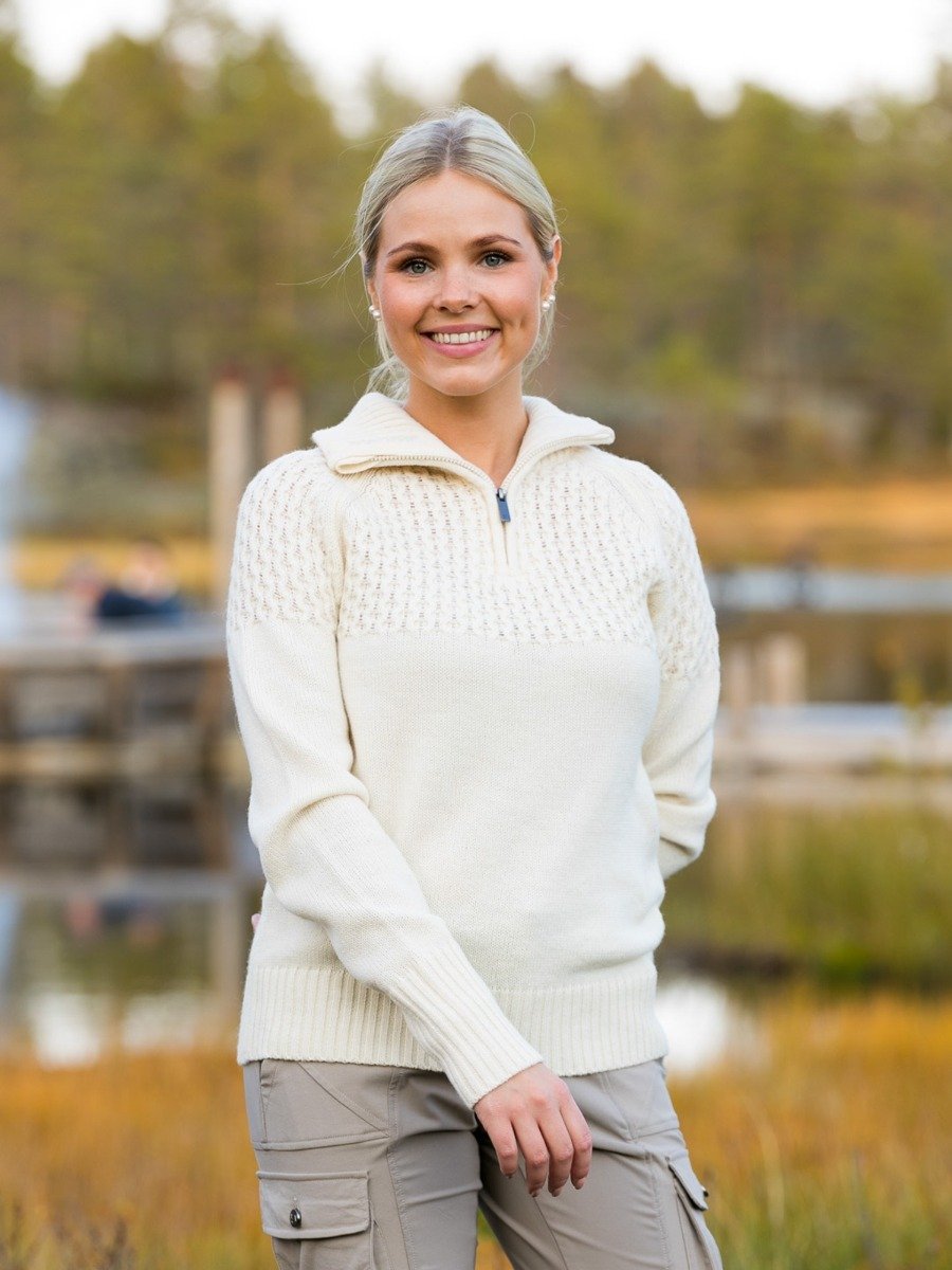 Twentyfour Mellow Wave Ull Half zip Bomull