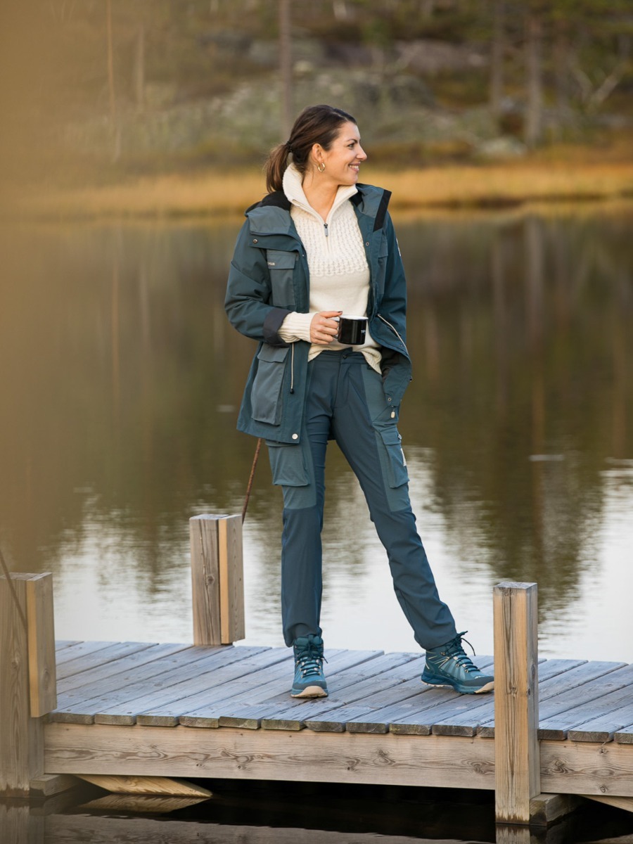 Twentyfour 1222 2-Lags Jakke Mørk demin