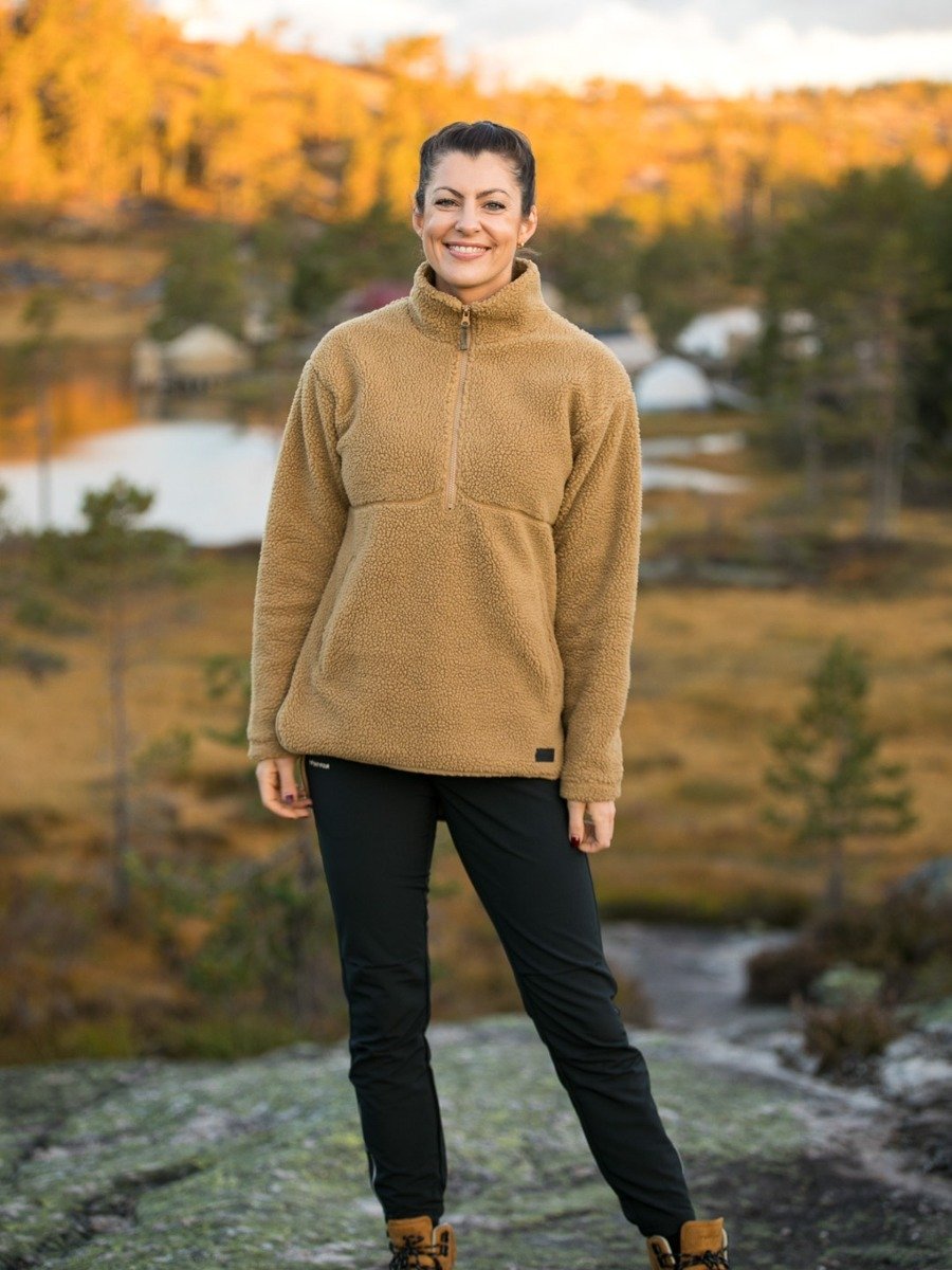 Twentyfour Mellow Pile Half Zip Karri