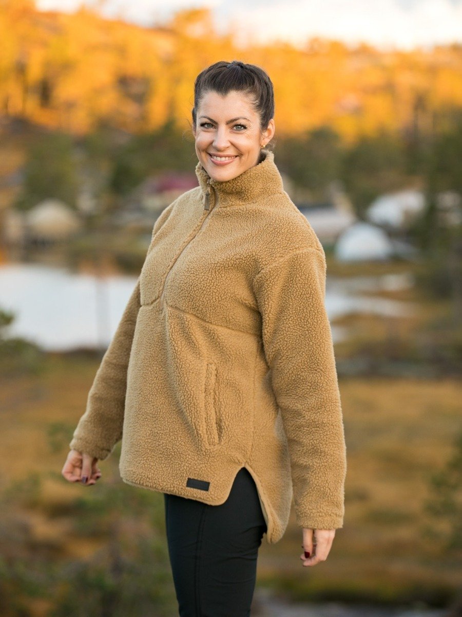 Twentyfour Mellow Pile Half Zip Karri