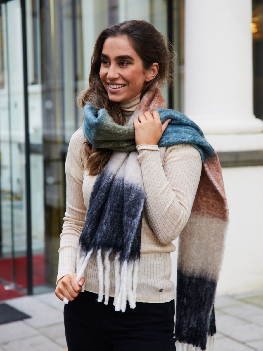 Ichi Vibe Scarf Deep Lichen Green