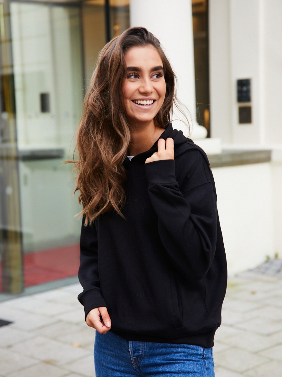 MSCH Copenhagen Ima DS Logo Hood Sweatshirt Black