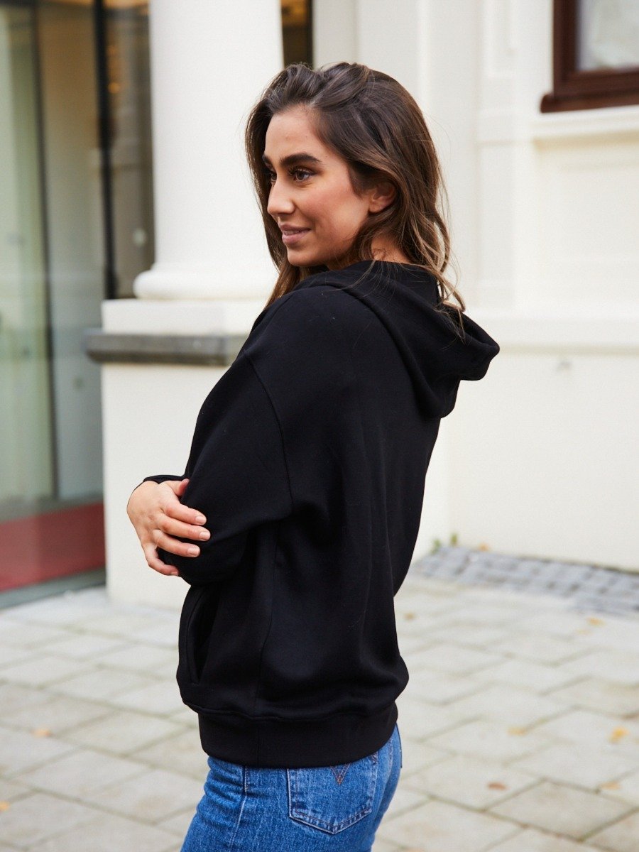 MSCH Copenhagen Ima Logo Hood Sweatshirt Black