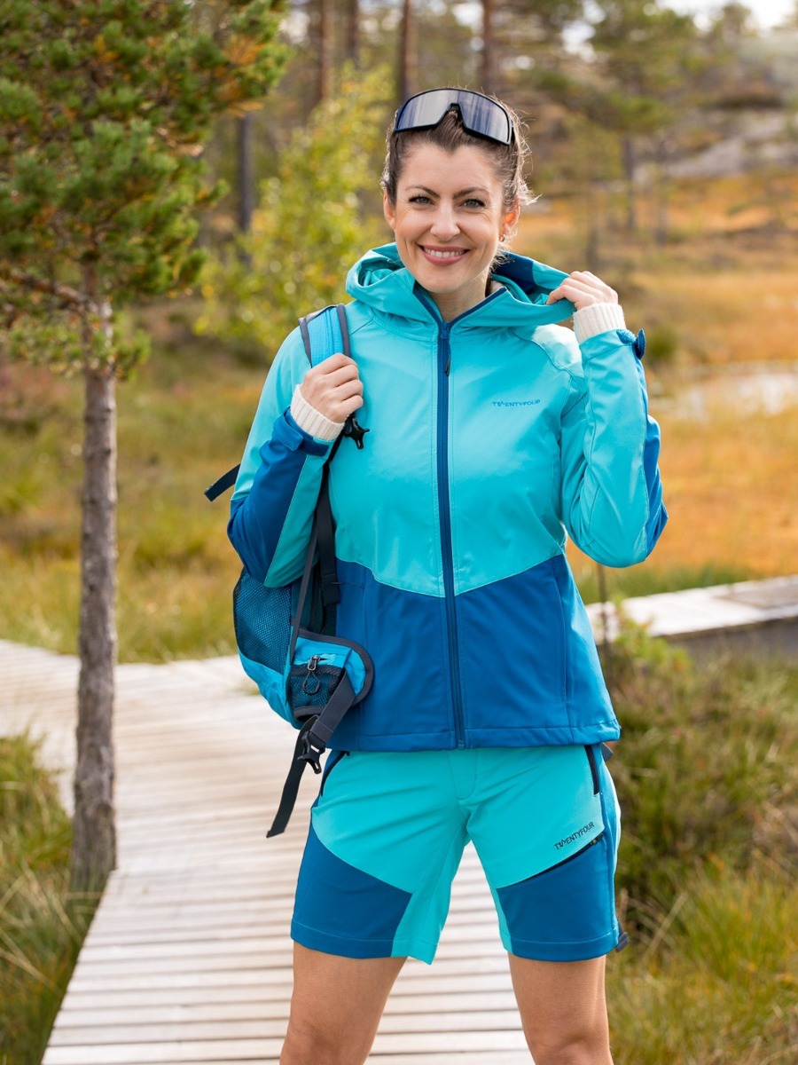 Twentyfour Flåm Light Softshell Shorts Turkis