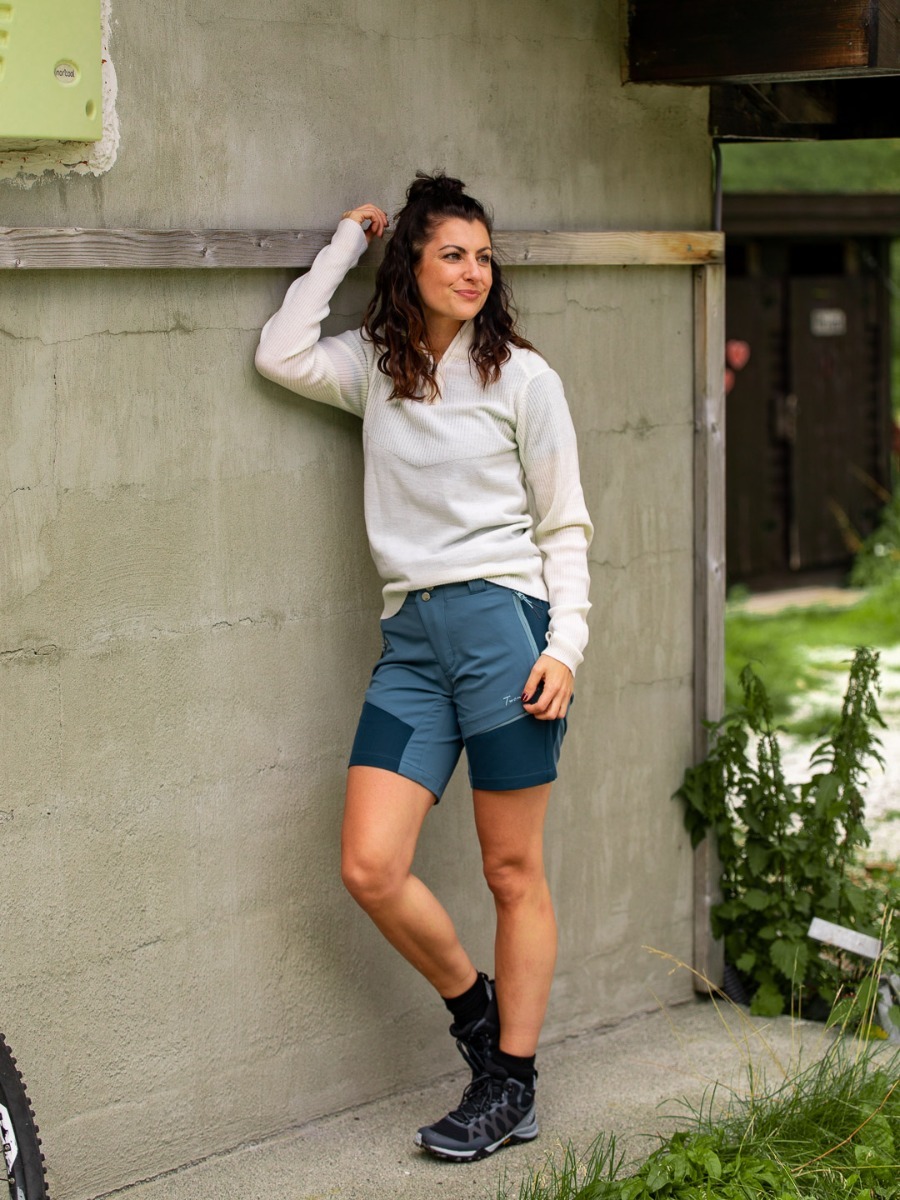 Twentyfour Flåm Light Softshell Shorts Denimblå