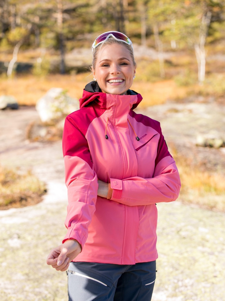 Twentyfour Flåm Stretch 2-Lags Jakke Varmrosa