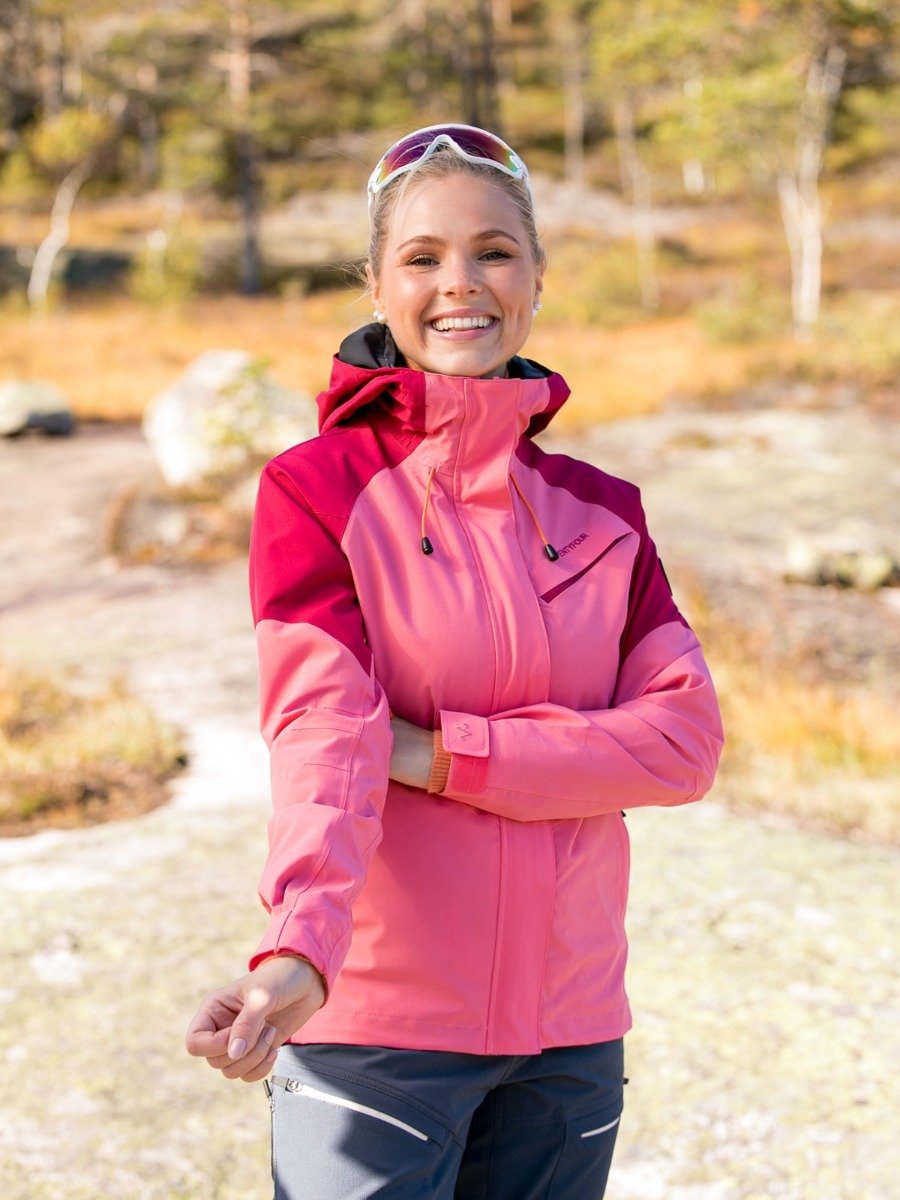 Twentyfour Flåm Stretch 2-Lags Jakke Varmrosa