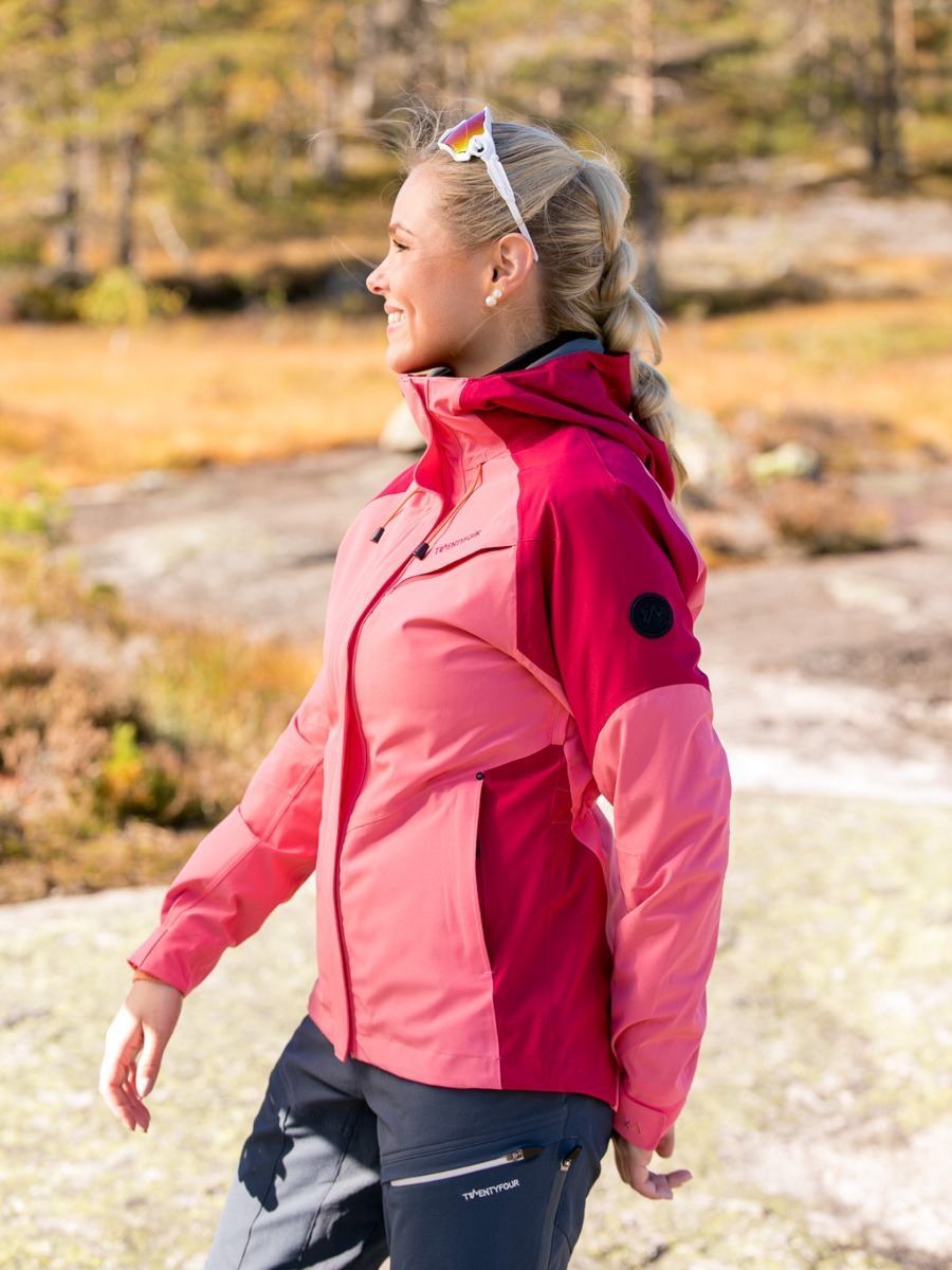 Twentyfour Flåm Stretch 2-Lags Jakke Varmrosa