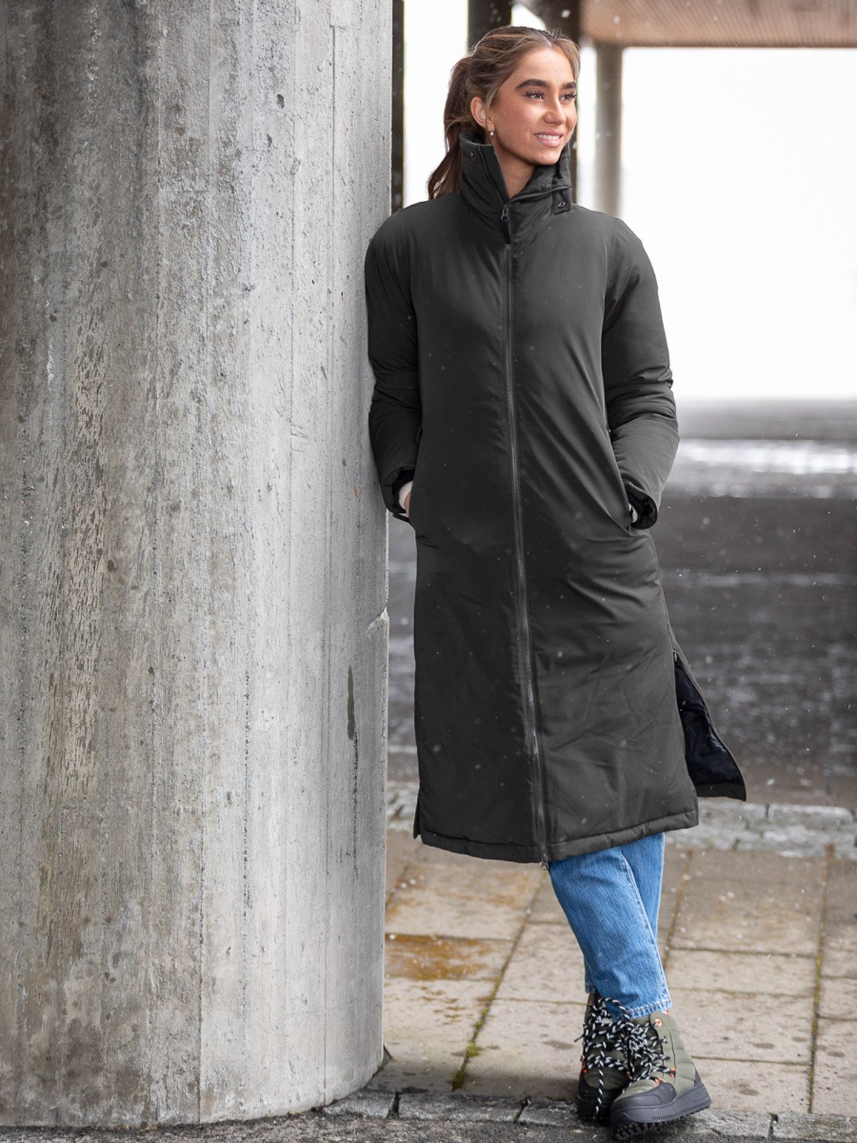 Swims Verona Coat Dark Pine