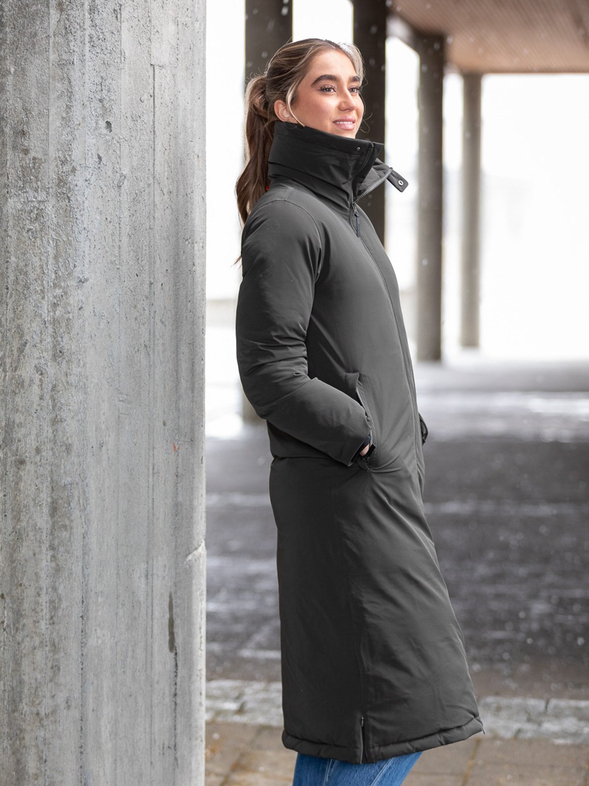 Swims Verona Coat Dark Pine