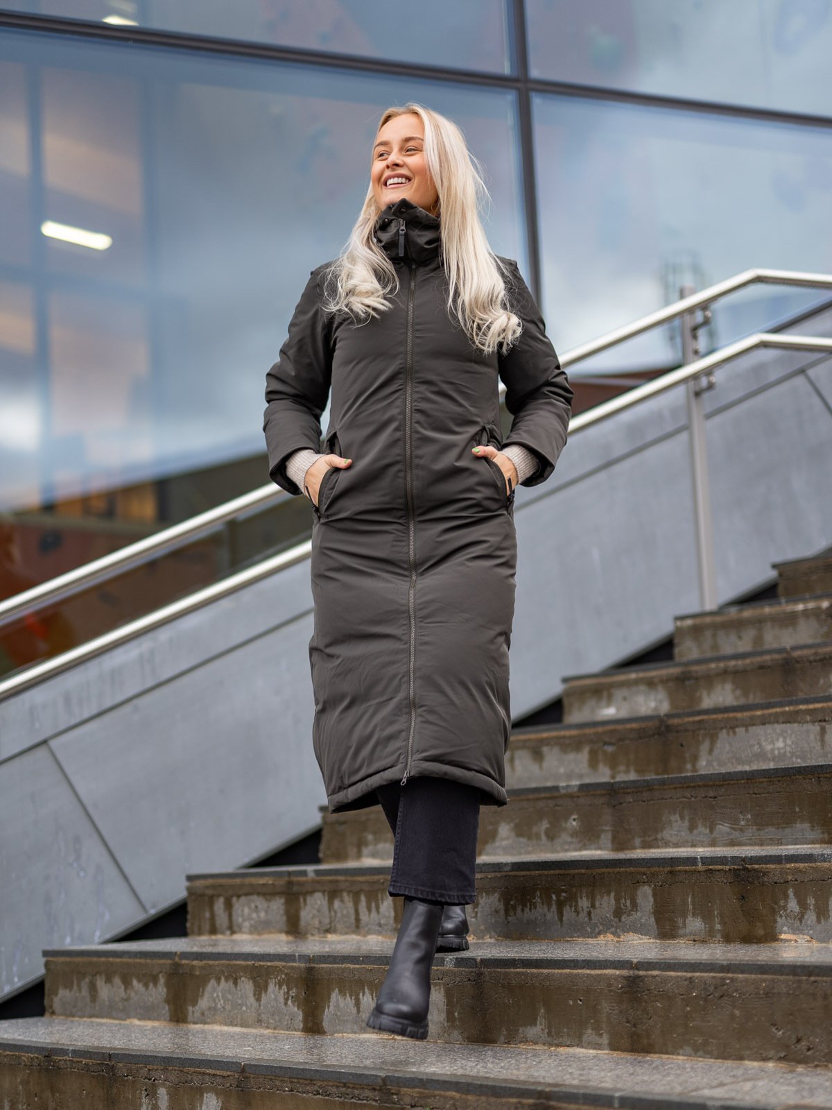 Swims Verona Coat Dark Pine