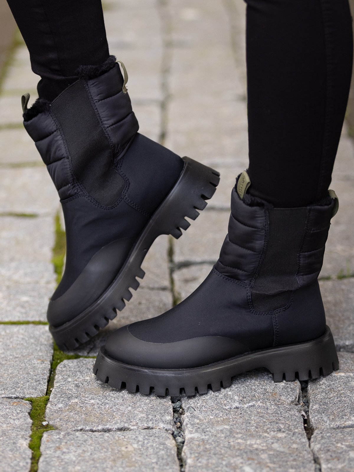 Swims Olivia Fur Puffer Black