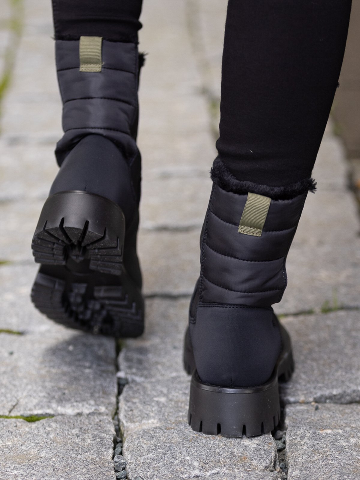 Swims Olivia Fur Puffer Black