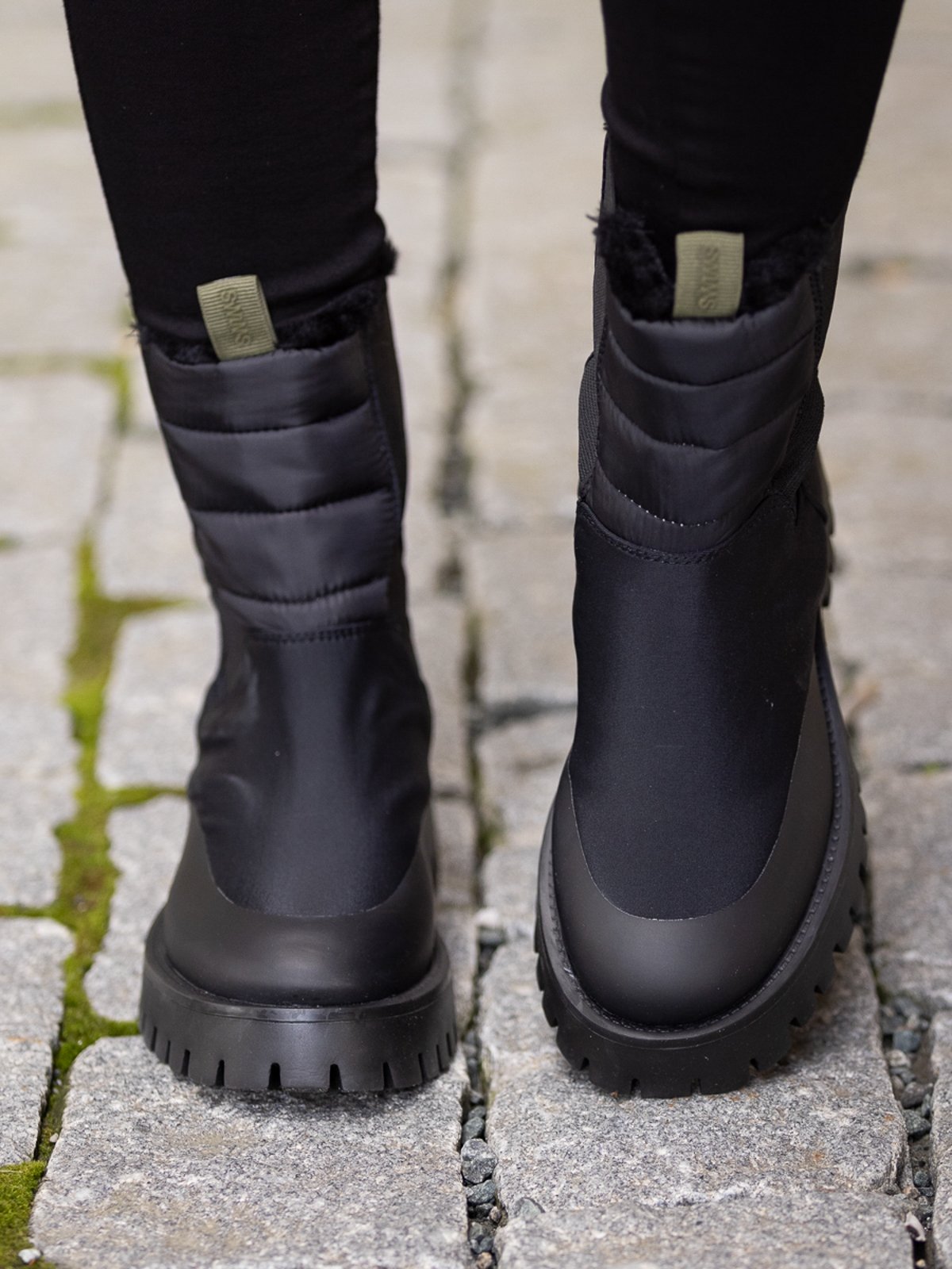 Swims Olivia Fur Puffer Black