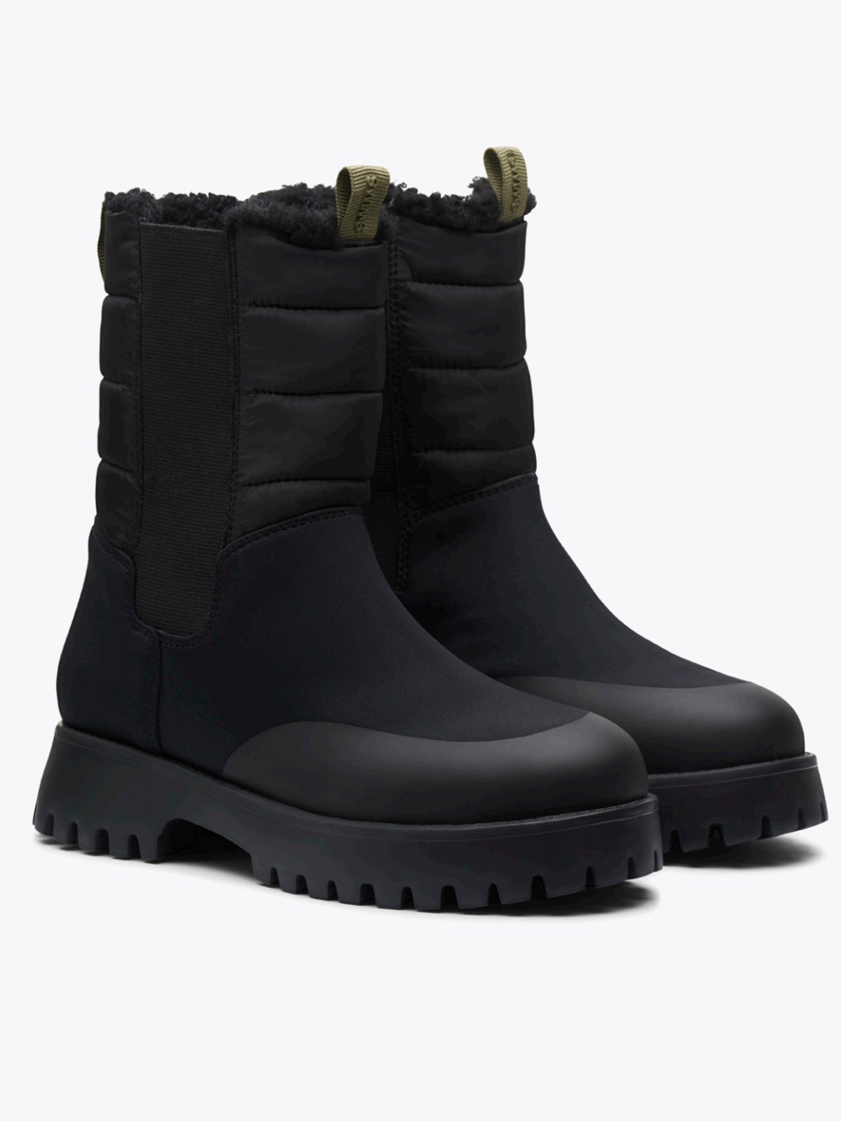 Swims Olivia Fur Puffer Black