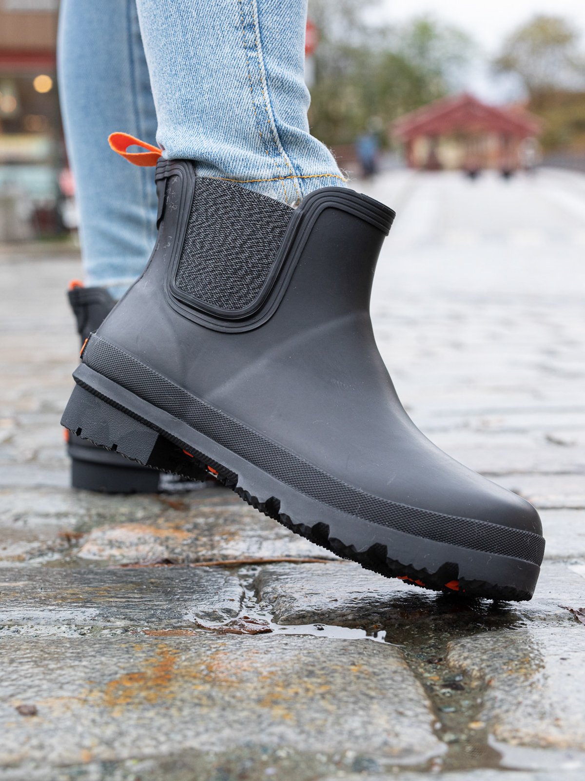 Swims Charlie Fur Rain Boot Svart