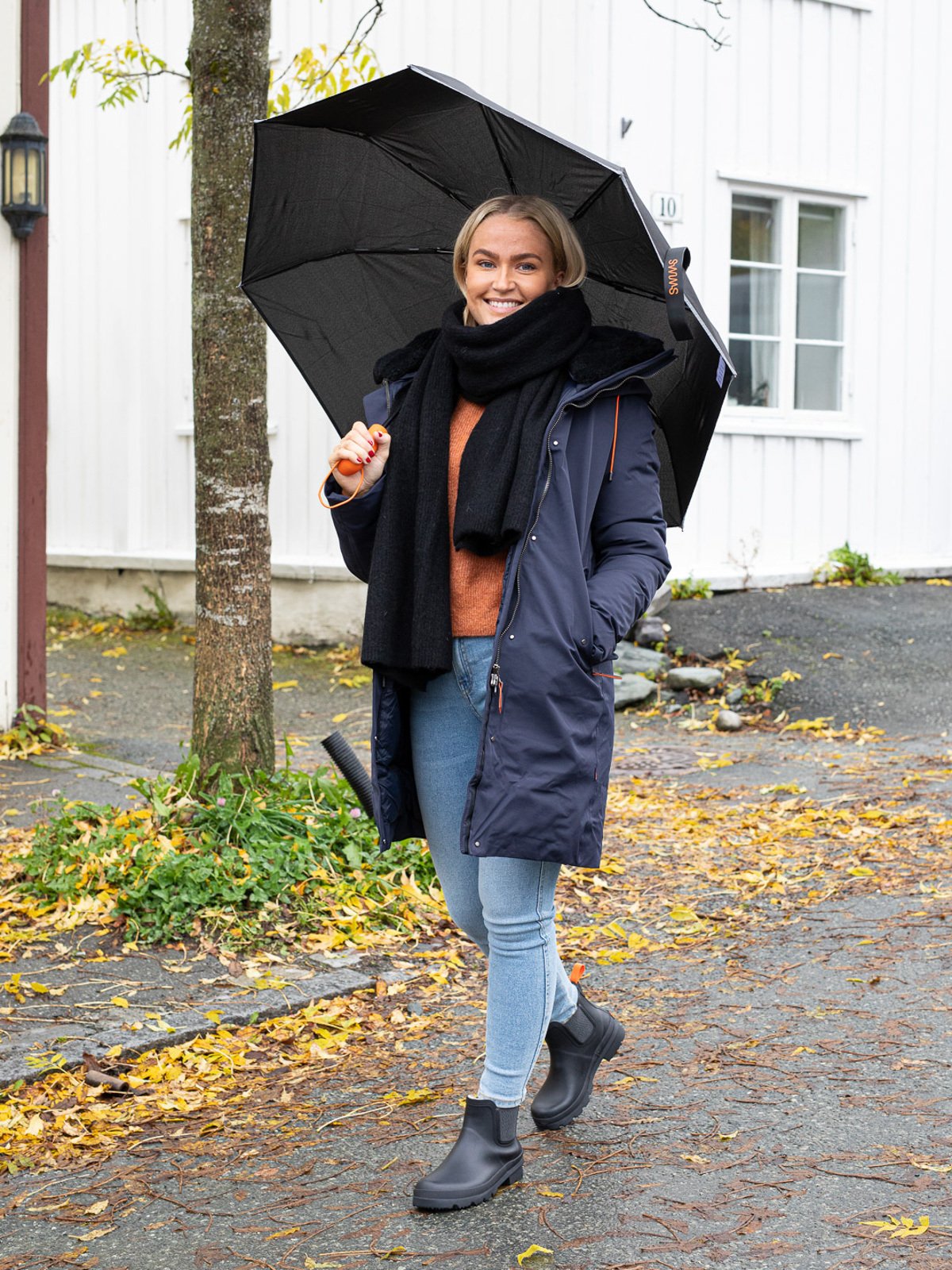 Swims Charlie Fur Rain Boot Svart