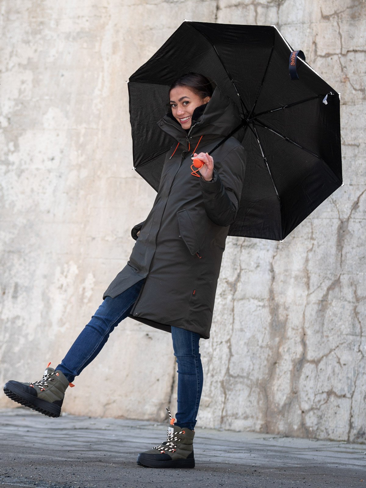 Swims Snow Runner Olive/Black