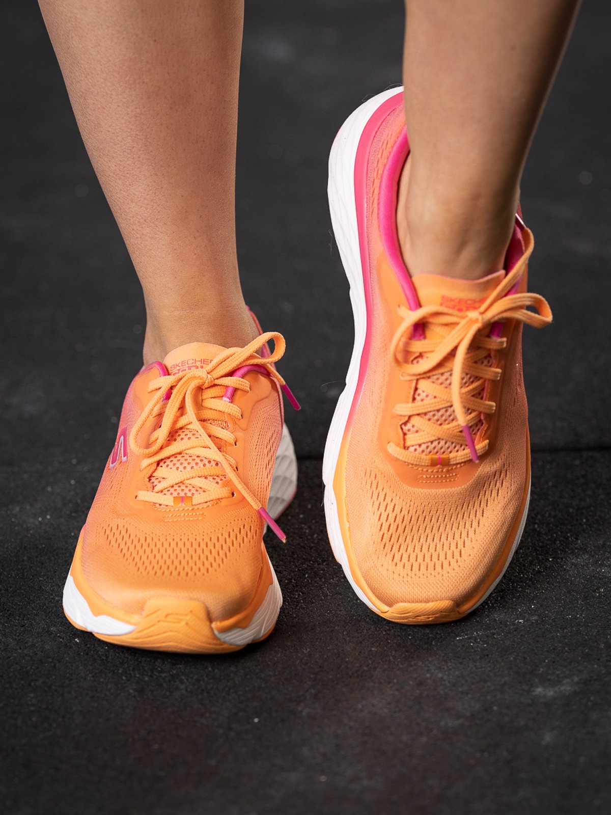 Skechers Max Cushioning Elite Pink Orange