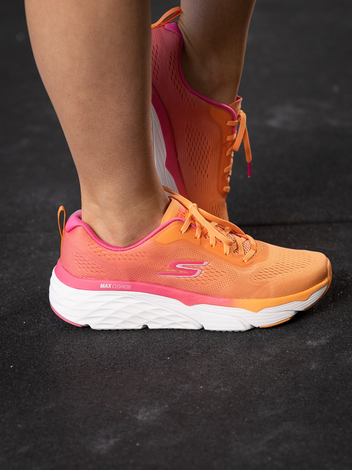 Skechers Max Cushioning Elite Pink Orange
