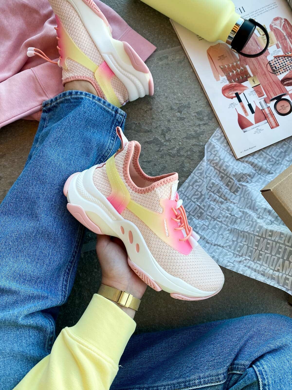 Steve Madden Match Sneaker Pink Peach