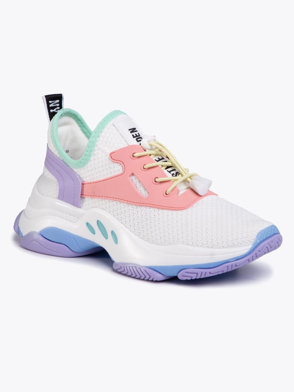 Steve Madden Match Sneaker White/ Pink